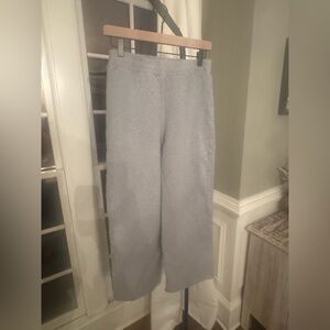 Spiritual Gangster Heather Gray Wide Leg Lounge Sweat Pants S Smal